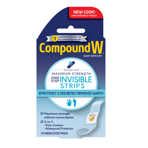 Compound W® One Step Invisible Strips