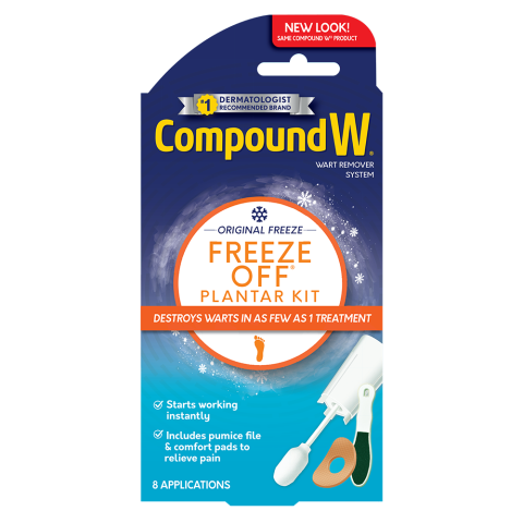 Compound W Freeze Off Plantar Wart Removal System, 8 Treatments